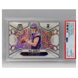 2024 Mosiac JJ McCarthy White Sparkle RC PSA 10 2024 Mosiac JJ McCarthy White Sparkle RC PSA 10