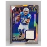2020 Prizm Jonathan Taylor Rookie Game Used #4 2020 Prizm Jonathan Taylor Rookie Game Used #4