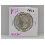 1921 90% Silv Morgan $1 Dollar 1921 90% Silv Morgan $1 Dollar