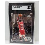 1998-99 UD Black Diamond #7 Michael Jordan SGC 8 1998-99 UD Black Diamond #7 Michael Jordan SGC 8