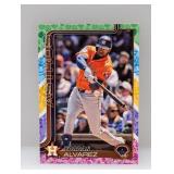 2025 Topps Yordan Alvarez Easter Egg Pastel Var 2025 Topps Yordan Alvarez Easter Egg Pastel Var