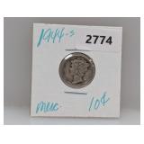 1944-S 90% Silv Mercury Dime 1944-S 90% Silv Mercury Dime