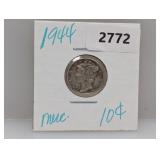 1944 90% Silv Mercury Dime 1944 90% Silv Mercury Dime