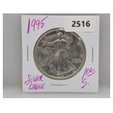 1995 1oz .999 Silver Eagle $1 Dollar 1995 1oz .999 Silver Eagle $1 Dollar