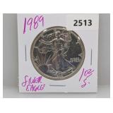 1989 1oz .999 Silver Eagle $1 Dollar 1989 1oz .999 Silver Eagle $1 Dollar