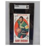 1969 Topps Elvin Hayes RC 75 SGC 3 1969 Topps Elvin Hayes RC 75 SGC 3