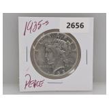 1935-S 90% Silv Peace $1 Dollar 1935-S 90% Silv Peace $1 Dollar