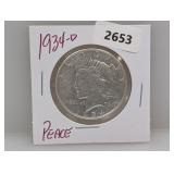 1934-D 90% Silv Peace $1 Dollar 1934-D 90% Silv Peace $1 Dollar
