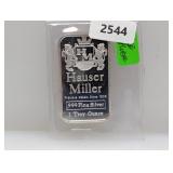 1oz .999 Silv Hauser Miller Art Bar 1oz .999 Silv Hauser Miller Art Bar