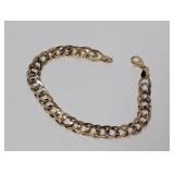 7" Vermeil/.925 Sterl Twist Link Chain Bracelet 7" Vermeil/.925 Sterl Twist Link Chain Bracelet
