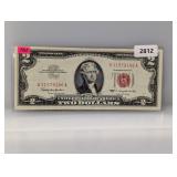 1963 Red Seal $2 US Note 1963 Red Seal $2 US Note