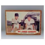 1962 Topps HOT CORNER GUARDIANS CLETIS BOYER 163 1962 Topps HOT CORNER GUARDIANS CLETIS BOYER 163