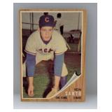 1962 Topps Ron Santo HOF-TUFF GREEN TINT VARIETY 1962 Topps Ron Santo HOF-TUFF GREEN TINT VARIETY