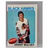 1975/76 Topps Hockey Grant Mulvey ROOKIE CARD 272 1975/76 Topps Hockey Grant Mulvey ROOKIE CARD 272