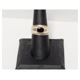 .925 Sterling Red Oval Gemstone Ring Sz 8 .925 Sterling Red Oval Gemstone Ring Sz 8