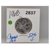 1968 50% Silv Canada Quarter 1968 50% Silv Canada Quarter