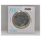 1923-S 90% Silv Peace $1 Dollar