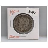 1901-O 90% Silv Morgan $1 Dollar