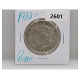 1923-S 90% Silv Peace $1 Dollar