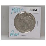 1923-S 90% Silv Peace $1 Dollar