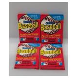 (4) Packs 1988 Donruss Baseball Packs