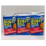 (3) 1991 Fleer Basketball Jumbo 53 Cards Per Pack