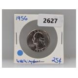 1956 90% Silv Wash Quarter