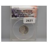 ANACS 2012-S PR70DCAM Jeff Nickel