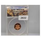 ANACS 2011-S PR70DCAM Lincoln Shield Cent