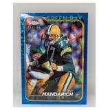 2024 Topps Chrome Tony Mandarich Blue Ref 81/150