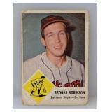 1963 Fleer #4 Brooks Robinson creases/Stain