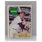 1969 Topps Baseball Willie McCovey HOF 440 Crease