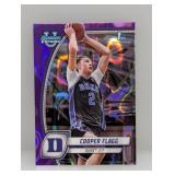 2025 Bowman Chrome U Cooper Flagg Purple Wave 16