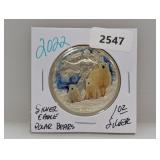 2022 1oz .999 Silv Eagle w/Polar Bears