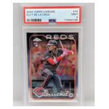 2024 Elly De La Cruz Topps Chrome RC #44 PSA 9