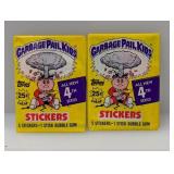 (2) Packs 1986 Topps GPK Series 4