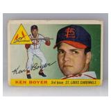 1955 Topps #125 Ken Boyer Creases