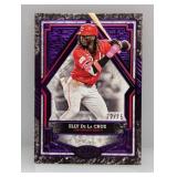 2025 Topps Tier One De La Cruz Purple Foil 22/75