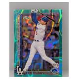 2025 Topps Chrome Freddie Freeman /199 Aqua Ref