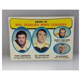 1971/72 Topps NHL Goalies Wins Leaders 3 HOF