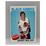 1975/76 Topps Hockey Grant Mulvey ROOKIE CARD 272