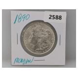 1890 90% Silv Morgan $1 Dollar