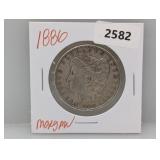 1886 90% Silv Morgan $1 Dollar