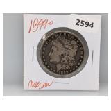 1899-O 90% Silv Morgan $1 Dollar