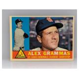 1960 Topps Baseball Alex Grammas 168