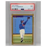 1999 Topps 277 Rickey Henderson PSA 9