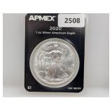 APMEX 2020 1oz .999 Silv Eagle $1 Dollar