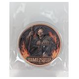 5oz .999 Copper Grim Reaper Round