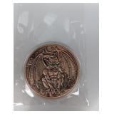 5oz .999 Copper Dragon Round