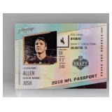 2018 Prestige Josh Allen Rookie Passport